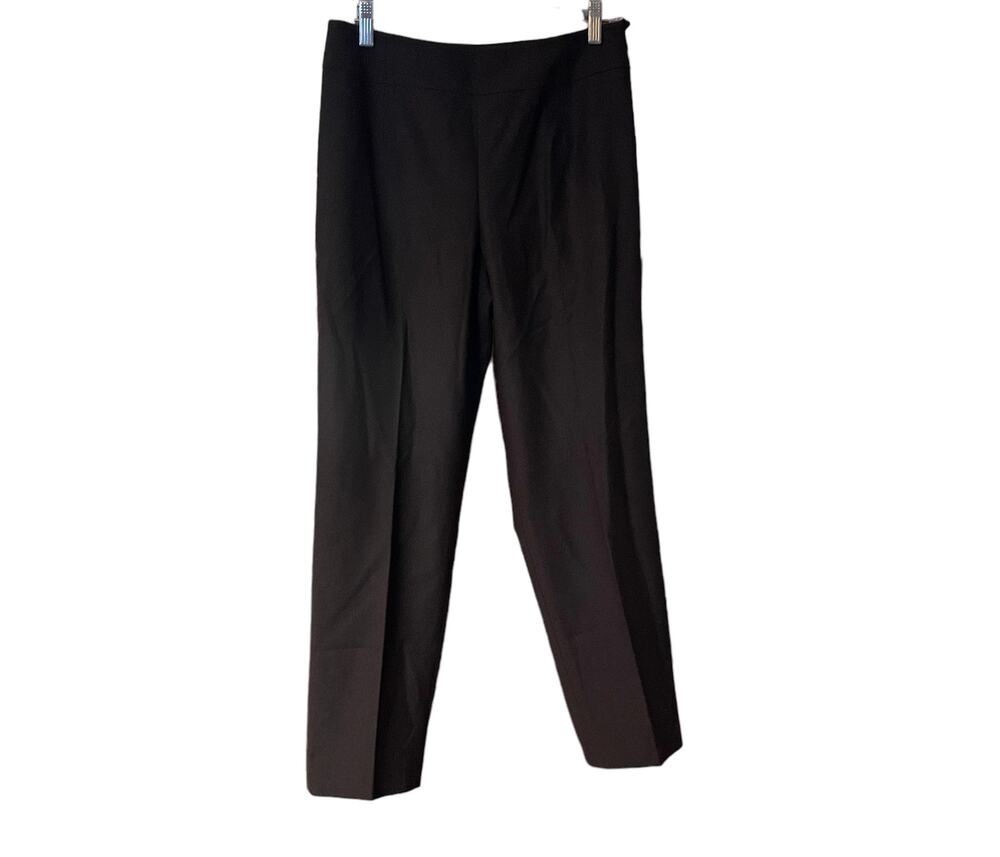 Talbots Petite Brown Stretch Wool Blend Pants Sz 8P